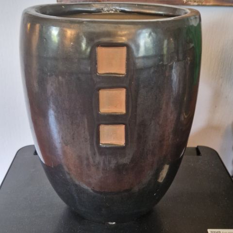 Nydelig stor keramikkvase 2,5kg