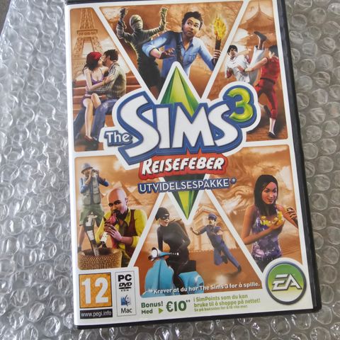 The Sims3 reisefeber utvidelsepakke selges