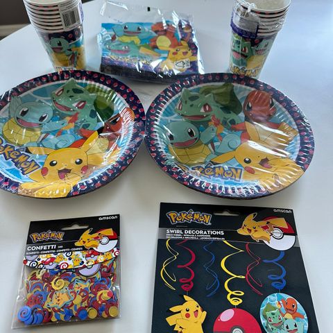 Pokemon bursdag set