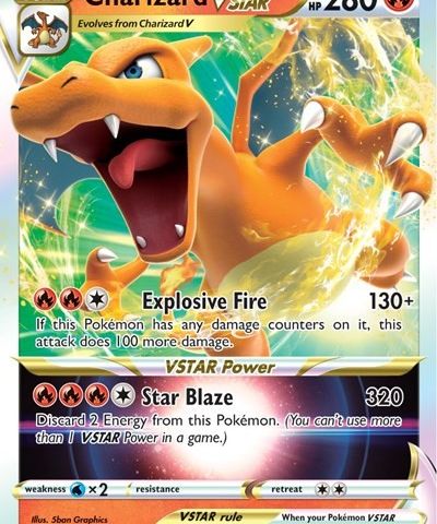 Pokemon • Charizard VSTAR • Ultra Rare • 018/172