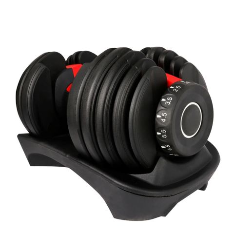 Justerbare dumbbells med hele 24 kg Fra Levity