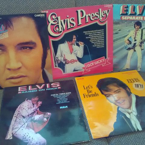 ELVIS plater  5 stk