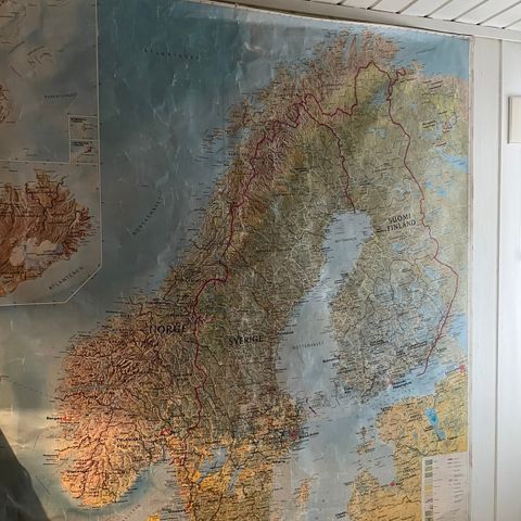 Gammelt kart over Norden