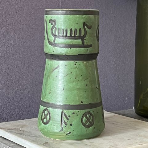 Viking Vase fra Arol keramikk i Halden
