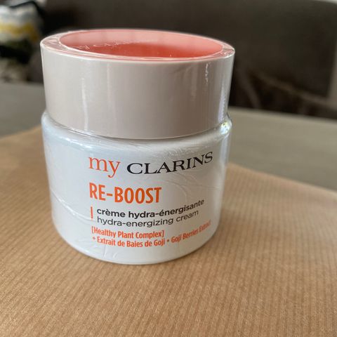 my CLARINS, RE- BOOST cream