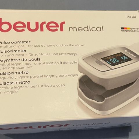 Pulse oximeter, nesten ny