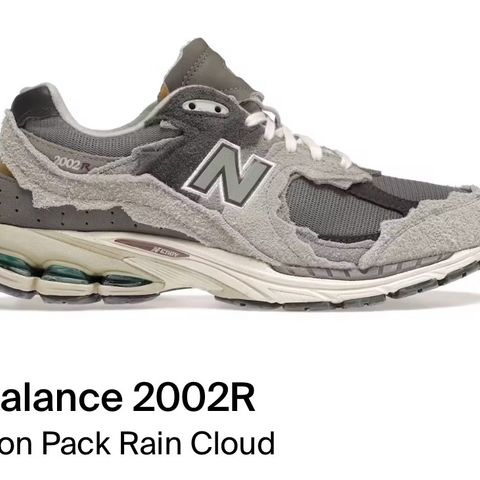 New Balance 2002R protection pack ønskes kjøpt