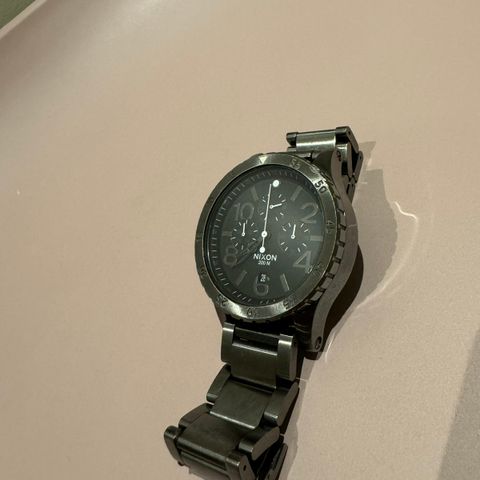 Nixon 48-20 Chrono Sort/Stål