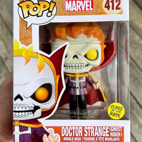 Funko Pop! Doctor Strange (Ghost Rider) (Glow in the Dark) | Marvel (412)