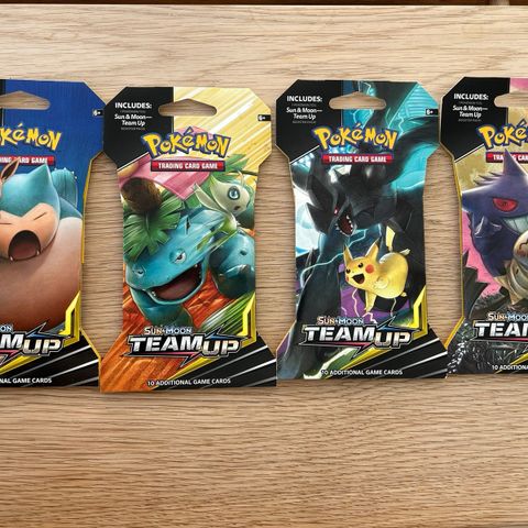 Pokemon Team Up Sleeved booster pakker