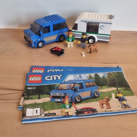 Komplett Lego City 60117 Van og campingvogn