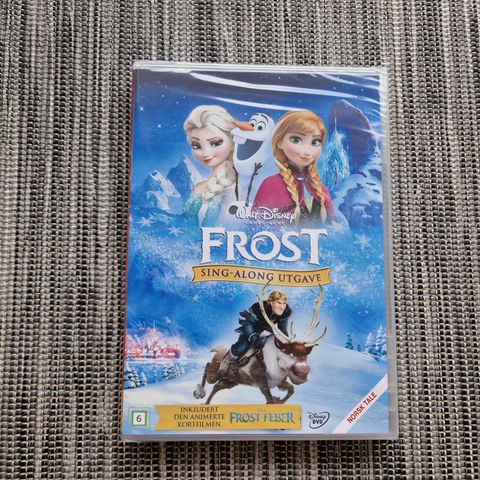 Frost / Frozen Sing Along utgave DVD | Ny og forseglet