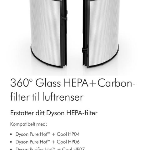 Ny Pris !! Dyson filter