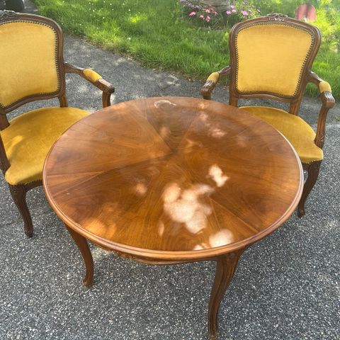Barokk/Rokokko stoler og bord