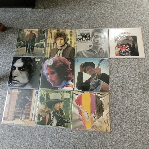 Bob Dylan 10 lp-plater