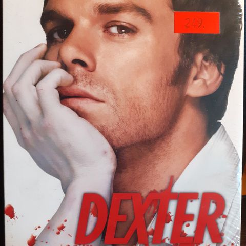 Dexter, sesong 1, norsk tekst, forseglet, DVDx4