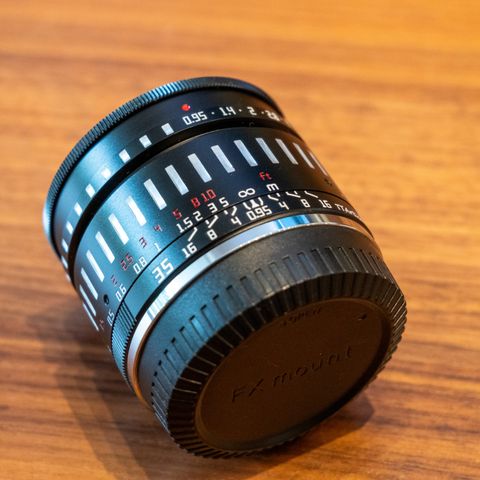 TTArtisan 35mm f/0.95 X-mount.