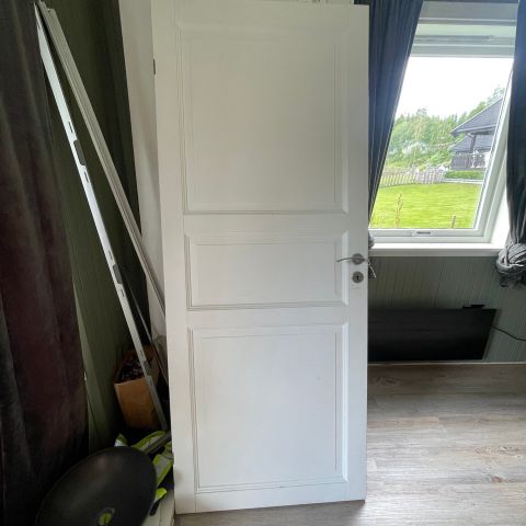 Dør uten karm 82x204