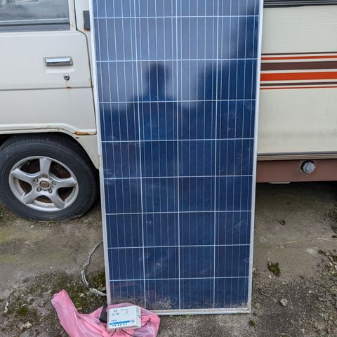 160w 20a solcellepanel med regulator