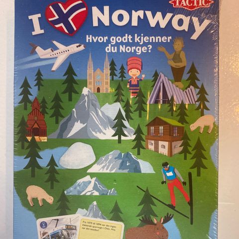 Brettspill - Hvor godt kjenner du Norge?