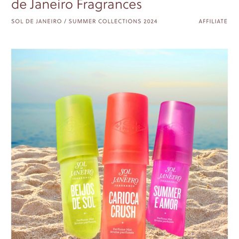 Sol de Janeiro Summer 2024 Limited Edition Mist - helt nye og forseglet