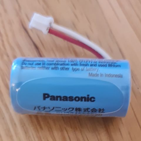 Panasonic Lithium batteri. CR-2/3AZ 3V