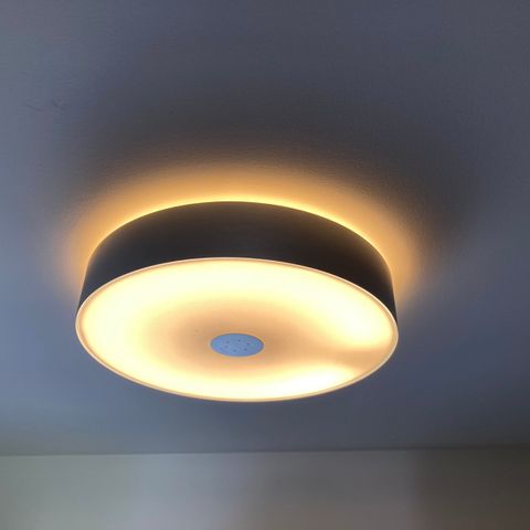 Philips plafond / taklampe i alu og glass. diameter 44cm høyde 10cm