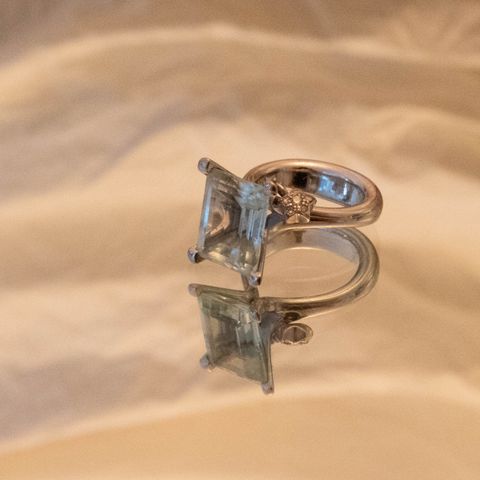 Ole Lynggaard Sofia ring - Aquamarine