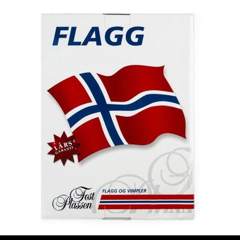 Norsk flagg 250 cm