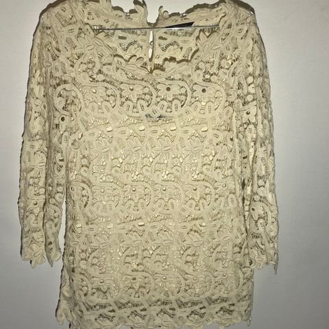 Massimo Dutti blonde topp str 40