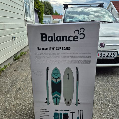 Uåpnet og ubrukt Balance 11'0 SUP Board til salgs!