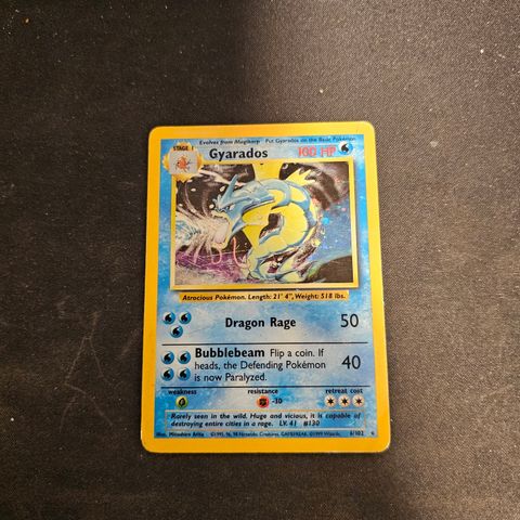 Pokemon Kort - Gyarados 6/102 Holo