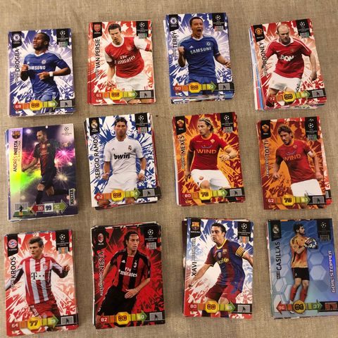 Panini Champions League 235 stk 2010/11 fotballkort