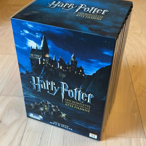 Harry Potter samleboks på DVD