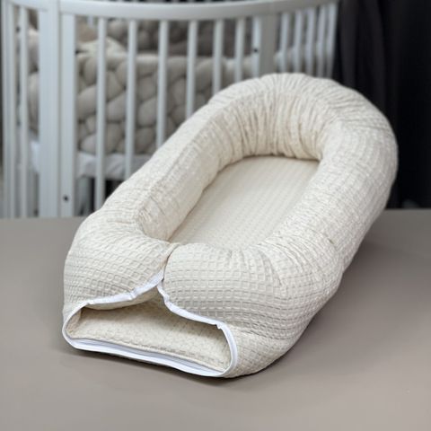 VIDAS Babynest Vaffel Ivory