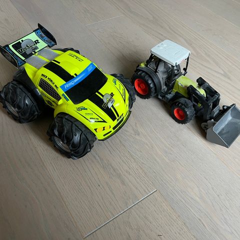 Bil og traktor