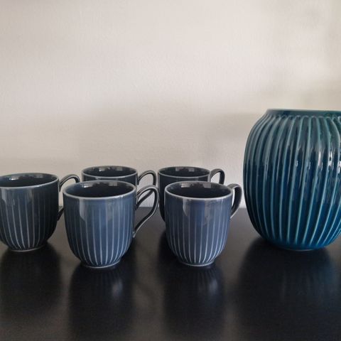 Hammershøi kopper og vase