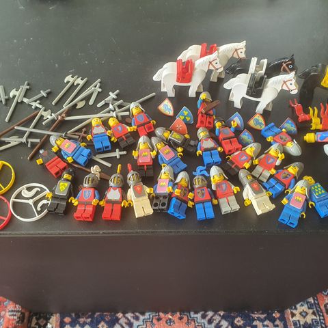 Minifigures fra Lego Castle ca. 1978-1980