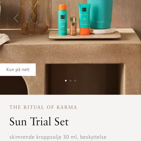 THE RITUAL OF KARMA
Sun Trial Set  Rituals sommer pakke