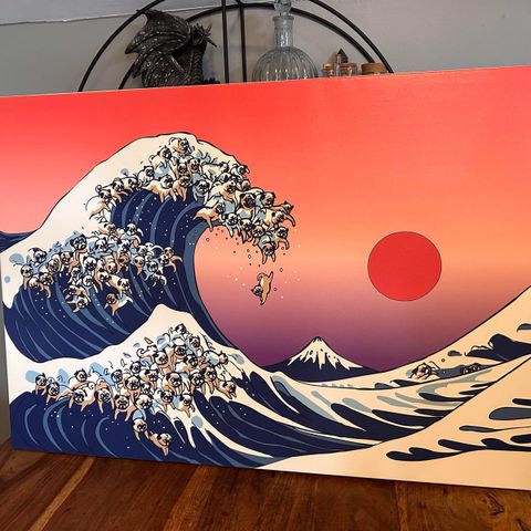 The Great Wave Canvas Print