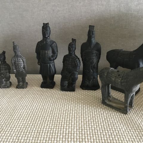 Terrakotta figurer.    kinesiske krigere