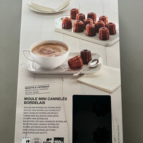 Mini canelé bakeform fea lékué - ubrukt