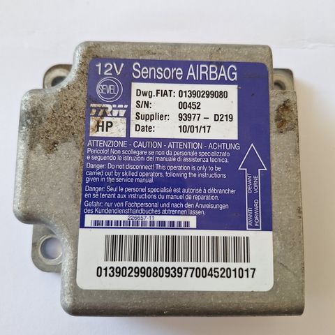 Airbag kontroll unit - ECU (AIRBAG) - PART NO: 01390299080 / 93977D219