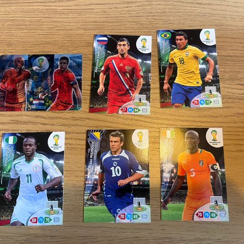 Panini fotballkort fra FIFA World Cup 2014