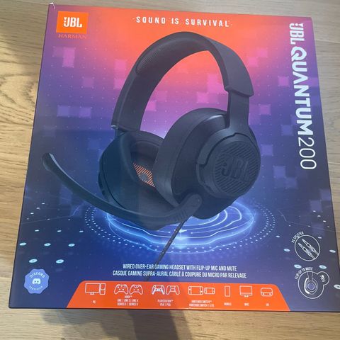 Ubrukte JBL gaming headset selges rimelig!