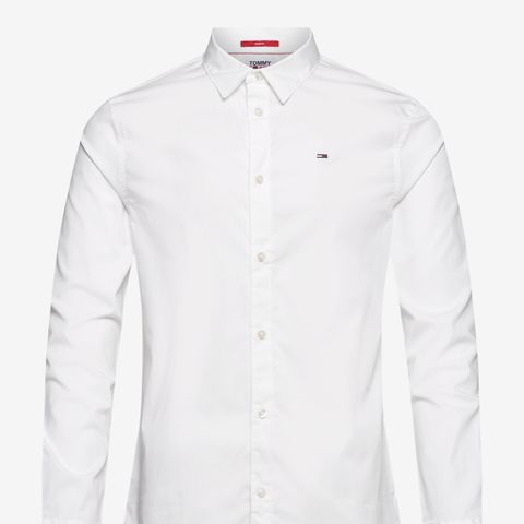 Ubrukt Tommy Hilfiger/Tommy Jeans - Hvit skjorte størrelse XL