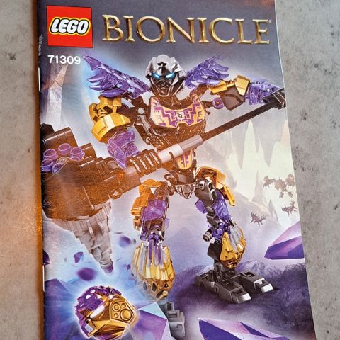 👾 Lego Bionicle 71309 Bruksanvisning