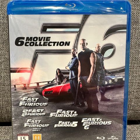 Fast & Furious: 6 movie collection - Ny i plast!