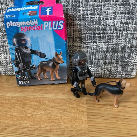 Playmobil Special plus 5369 - Politi med hund