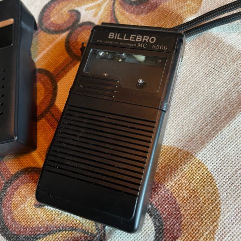 Billebro mini cassette recorder